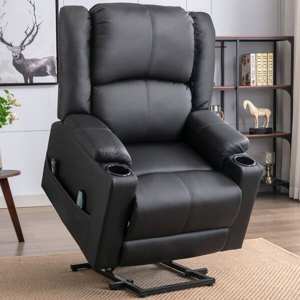 Masání křeslo COMHOMA Elektrické relaxaní křeslo XL, nosnost 200 kg, pohodlné a mkké ergonomické polohovací křeslo pro seniory