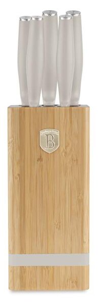 Sada nožů se stojanem BAMBOO 6 ks Sahara Collection