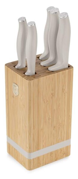 Sada nožů se stojanem BAMBOO 6 ks Sahara Collection