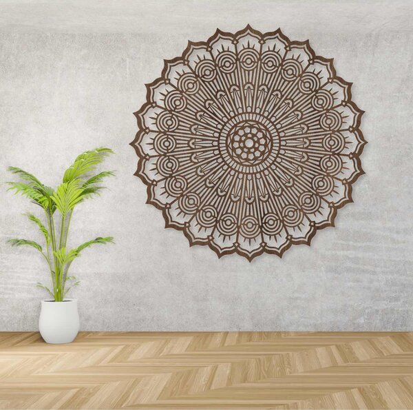 Dřevěná mandala na zeď | PERKO: HDF - Javor 30 cm 4532-100282 HDF0506