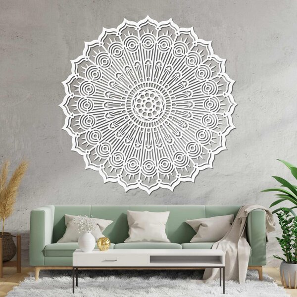 Dřevěná mandala na zeď | PERKO: HDF - Javor 30 cm 4532-100282 HDF0506