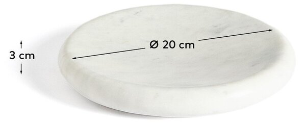 Mramorový dekorační tác ø 20 cm Obena – Kave Home