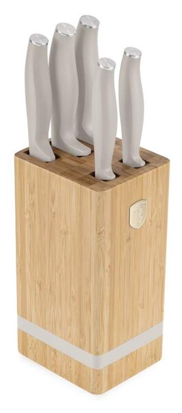 Sada nožů se stojanem BAMBOO 6 ks Sahara Collection