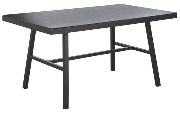 Zahradní stůl Caman (černá) (pro 4 osoby). 1078290