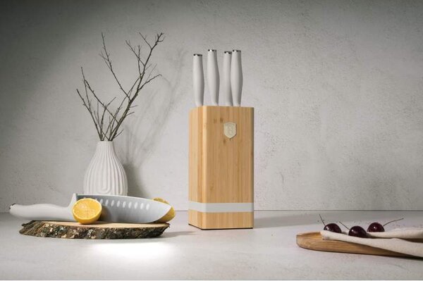 Sada nožů se stojanem BAMBOO 6 ks Sahara Collection