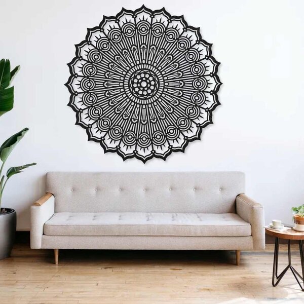 Dřevěná mandala na zeď | PERKO: HDF - Javor 30 cm 4532-100282 HDF0506