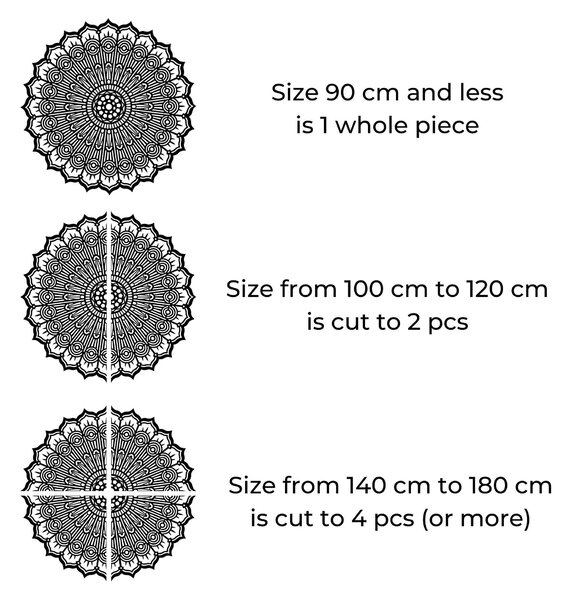 Dřevěná mandala na zeď | PERKO: HDF - Javor 30 cm 4532-100282 HDF0506