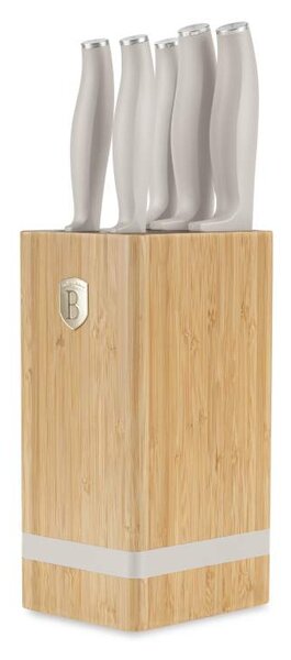 Sada nožů se stojanem BAMBOO 6 ks Sahara Collection