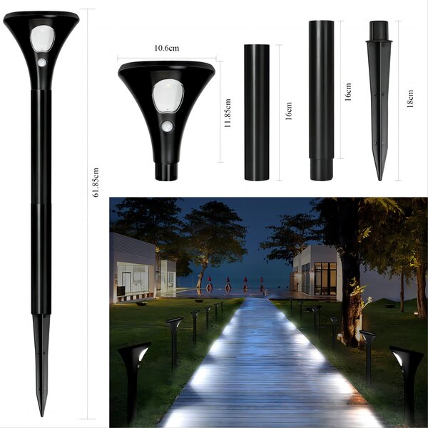 Venkovní solární LED osvětlení Immax GARDEN se světelným a pohybovým čidlem 1W