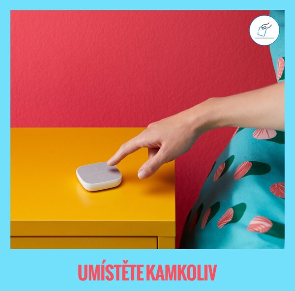 WiZ Portable button přenosný ovladač se stmívačem IP20, 1xAAA, bílý