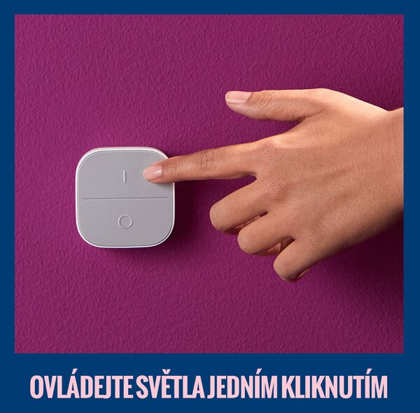 WiZ Portable button přenosný ovladač se stmívačem IP20, 1xAAA, bílý