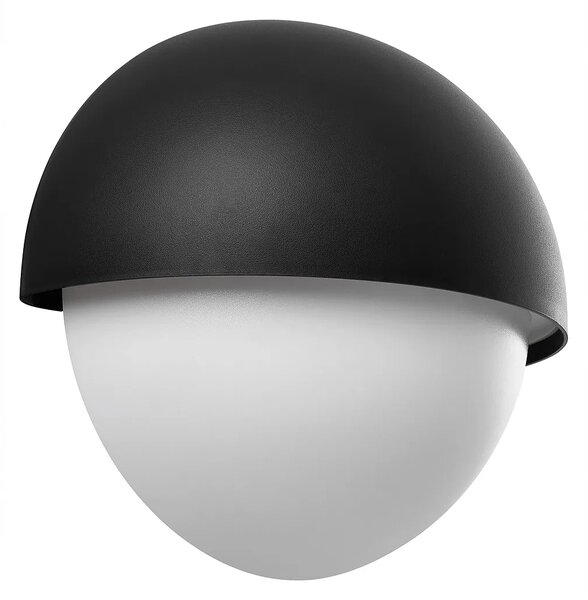 Nástěnné svítidlo Nordlux Scorpius Round black, š.20 cm, v.18 cm