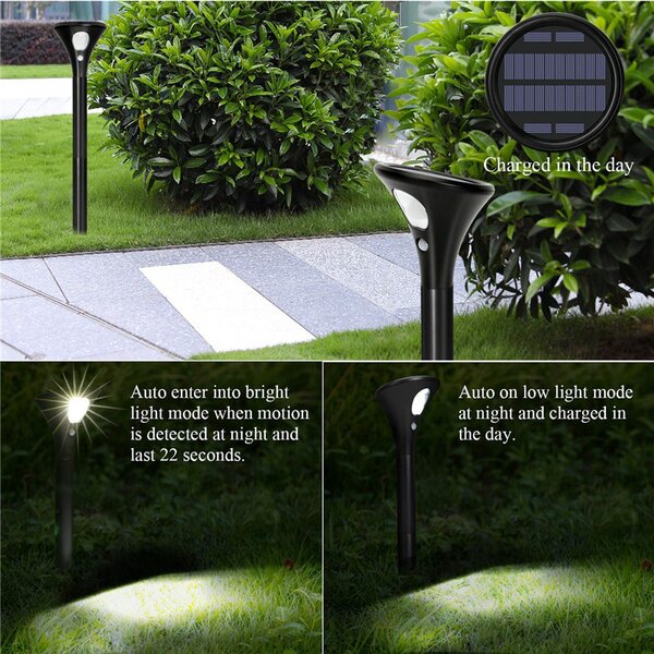 Venkovní solární LED osvětlení Immax GARDEN se světelným a pohybovým čidlem 1W