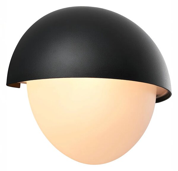 Nástěnné svítidlo Nordlux Scorpius Maxi Round black, š.27 cm, v.25,5 cm