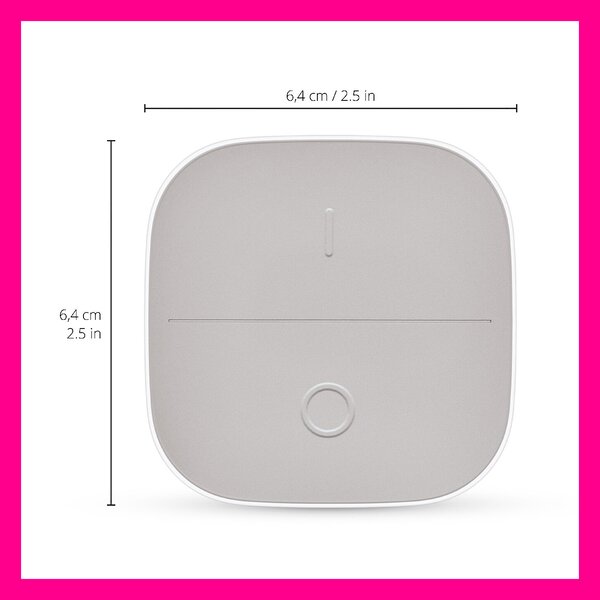 WiZ Portable button přenosný ovladač se stmívačem IP20, 1xAAA, bílý