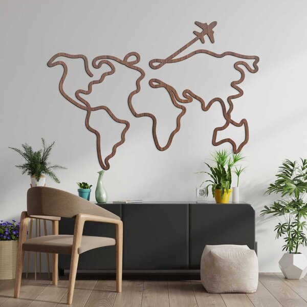 SENTOP | Dřevěná mapa na zeď | SENTOP HDF0496