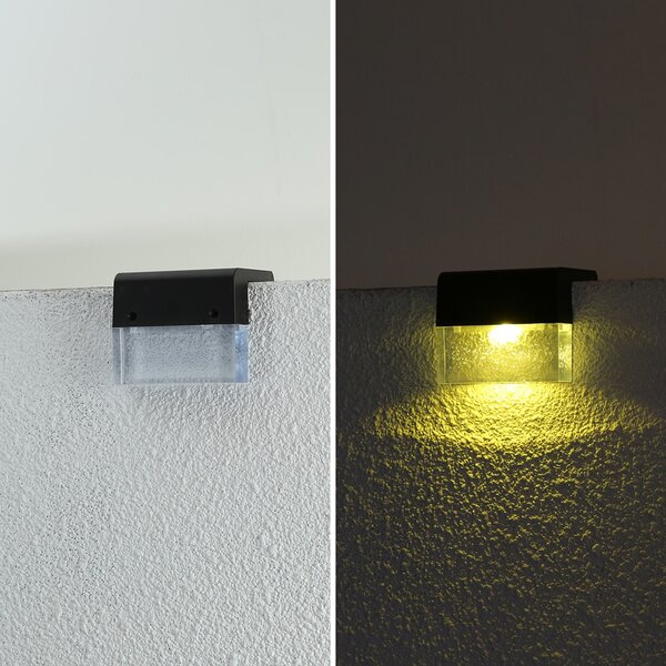 Venkovní solární LED osvětlení Immax DECK se světelným čidlem 3500K RGB, 1W, IP65, 2ks