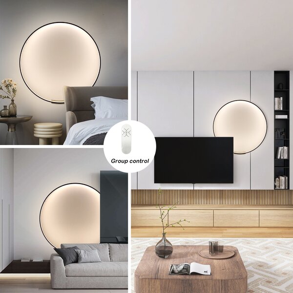 Immax NEO FINO nástěnné +stropní svítidlo černé 80cm 50W 3420lm Tuya Zigbee 3,0 s DO