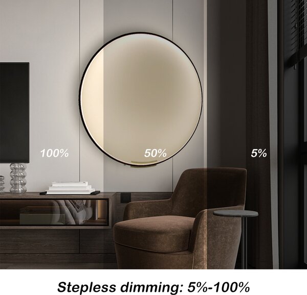 Immax NEO FINO nástěnné +stropní svítidlo černé 80cm 50W 3420lm Tuya Zigbee 3,0 s DO