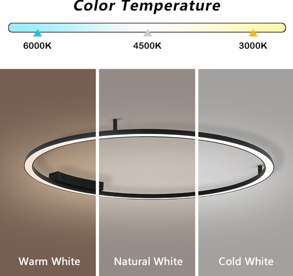 Immax NEO FINO stropní (nástěnné)svítidlo černé 120cm 72W 4752lm Tuya Zigbee 3,0 s DO