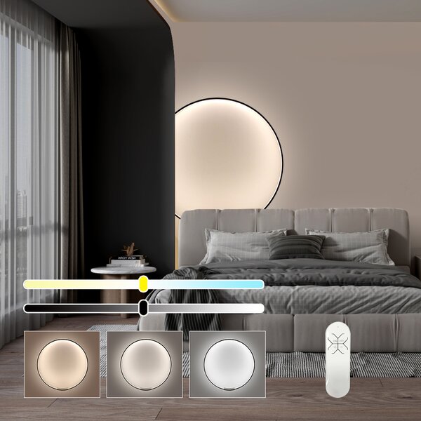 Immax NEO FINO nástěnné +stropní svítidlo černé 120cm 70W 4450lm Tuya Zigbee 3,0 s DO
