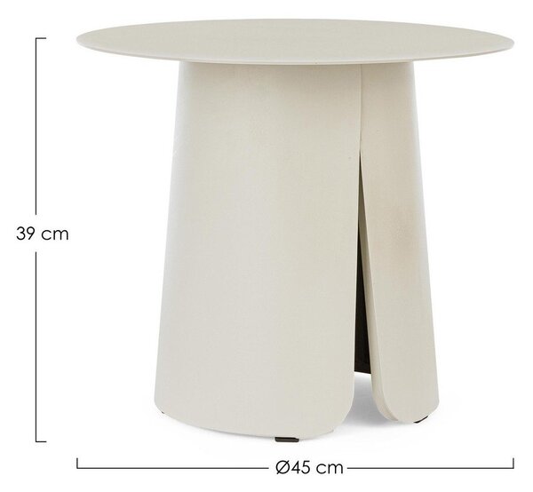 Hliníkový kulatý zahradní stolek ø 45 cm Bryan – Bizzotto