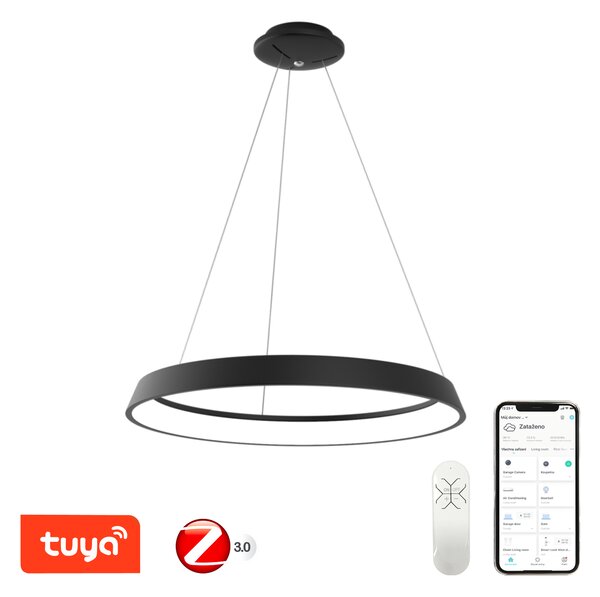 Immax NEO LIMITADO Smart závěsné svítidlo 60cm 39W černé Zigbee 3.0