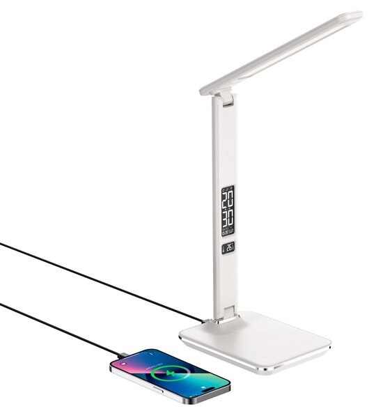 LED stolní lampička Immax KINGFISHER bílá