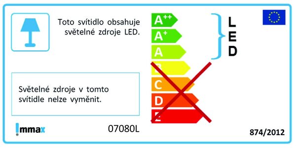 Immax NEO LIMITADO Smart závěsné svítidlo 60cm 39W černé Zigbee 3.0