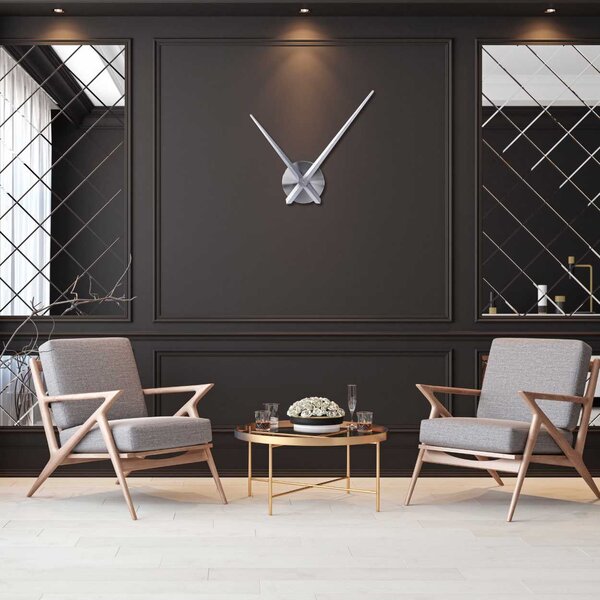 SENTOP | Moderní designové nástěnné hodiny | CLOCK-HANDS-LARGE-METAL analogové