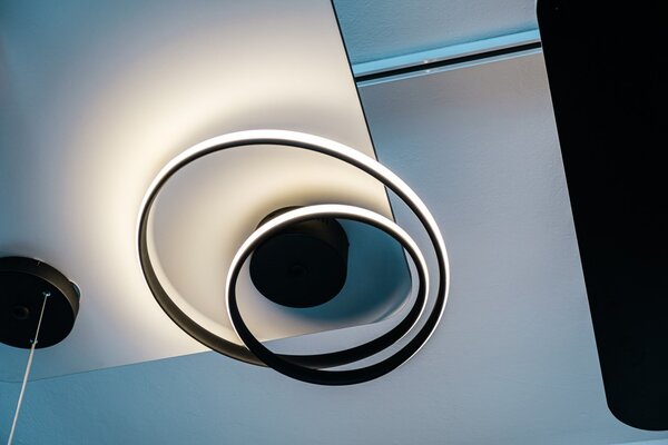 Immax NEO ROUND Smart stropní svítidlo D70cm 35W černé Zigbee 3.0