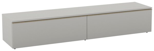 NÍZKÁ KOMODA, divoký dub, šedá, 192/36/50 cm Voglauer - Komody z masivu