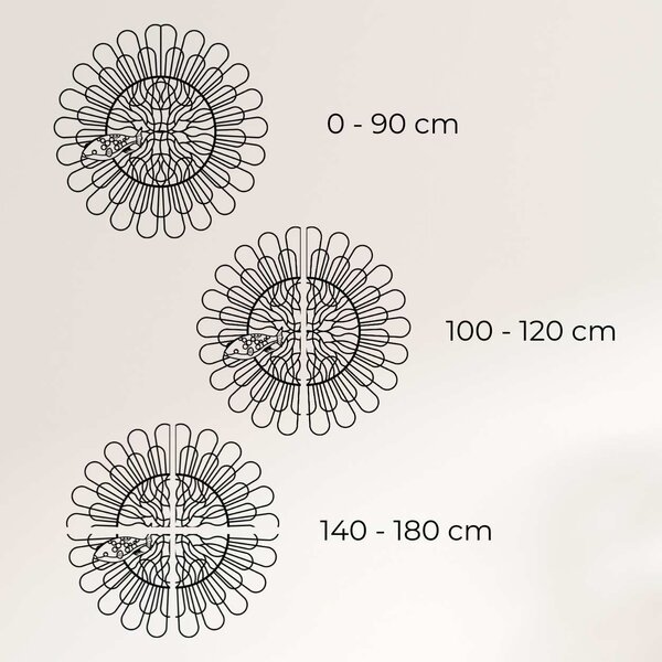 Dřevěný obraz na zeď květinový motiv | VJUSI: HDF - Javor 30 cm 4591-105719 HDF0348