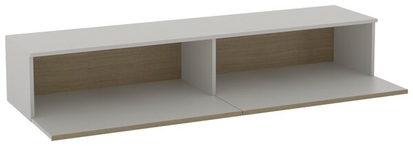 NÍZKÁ KOMODA, divoký dub, šedá, 192/36/50 cm Voglauer - Komody z masivu
