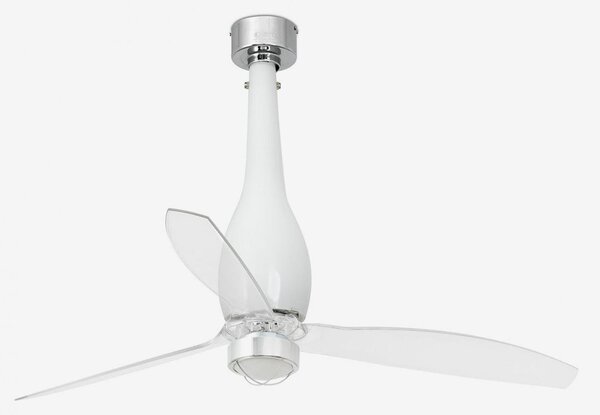 FARO 32000-9 ETERFAN M LED, bílá/transparentní, stropní ventilátor s DC motorem - FARO