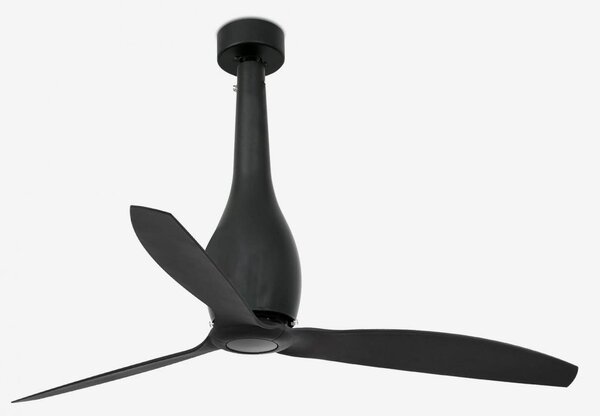 ETERFAN, černá, stropní ventilátor s DC motorem - FARO
