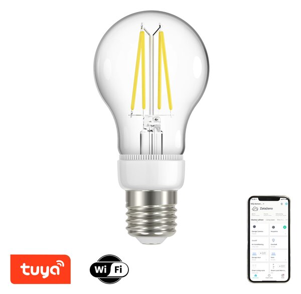 Immax NEO LITE Smart filamentová žárovka LED E27 7W teplá, studená bílá, stm, WiFi, Beacon