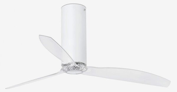 FARO 32034 TUBE FAN, bílá/transparentní, stropní ventilátor s DC motorem - FARO