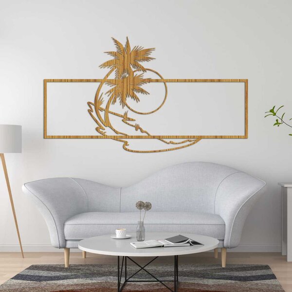 SENTOP | Designová dřevěná dekorace květinový ornament | SENTOP HDF0323