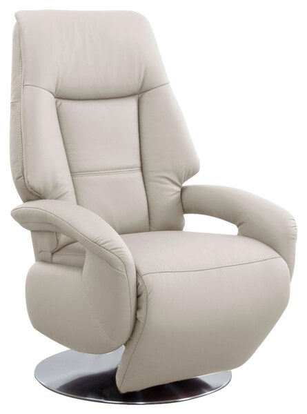 RELAXAČNÍ KŘESLO, kůže, bílá Sit & More - Online Only křesla & taburety, Online Only
