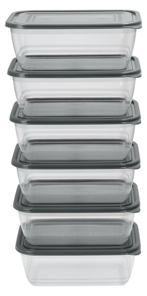Silvercrest® Sada potravinových dóz XXL (6 x 2,0 litru) (100397531003)