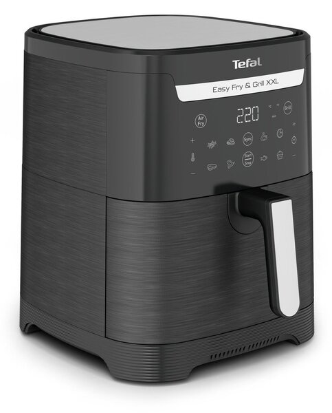 Černá horkovzdušná fritéza Easy Fry & Grill XXL EY801815 – Tefal