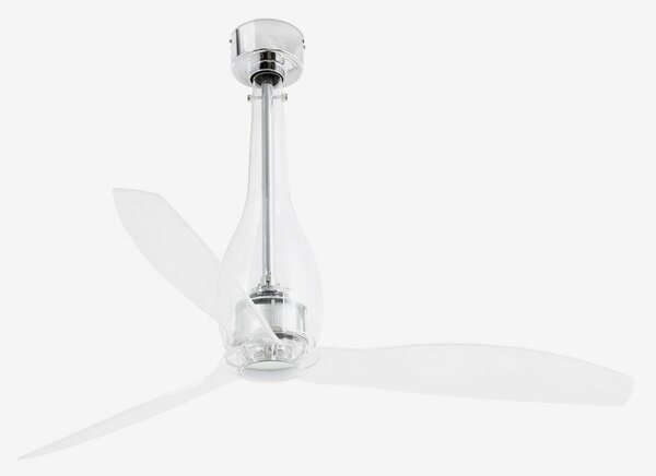 FARO 33381 ETERFAN M, transparentní, stropní ventilátor s DC motorem - FARO