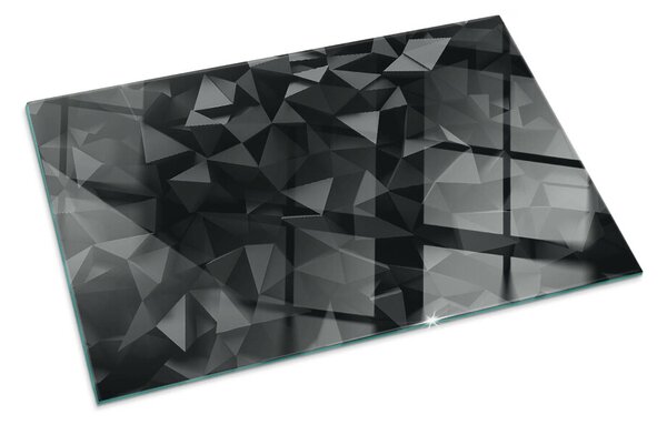 Obdélníková podložka před krb Geometrie ve třech rozměrech ppkprntp-00005407