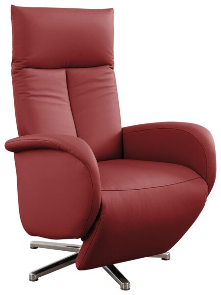 RELAXAČNÍ KŘESLO, kůže, červená Sit & More - Online Only křesla & taburety, Online Only