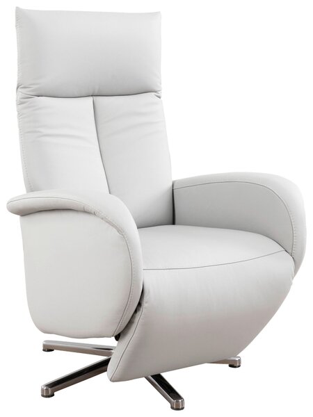 RELAXAČNÍ KŘESLO, kůže, bílá Sit & More - Online Only křesla & taburety, Online Only