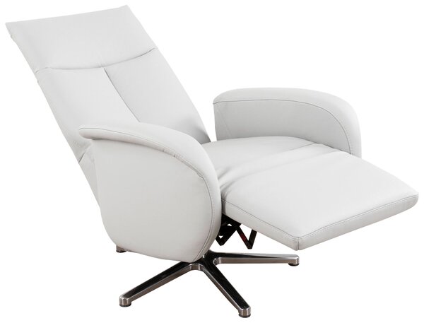 RELAXAČNÍ KŘESLO, kůže, bílá Sit & More - Online Only křesla & taburety, Online Only