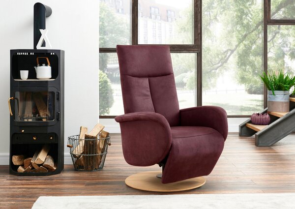 RELAXAČNÍ KŘESLO, textil, bordeaux Sit & More - Online Only křesla & taburety, Online Only