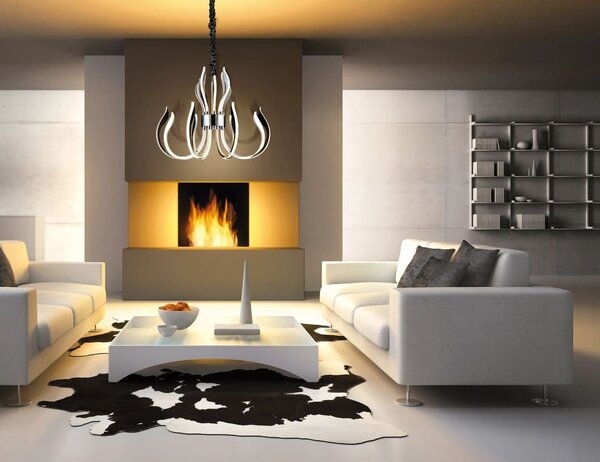 Mantra 5561 Versailles, impozantní závěsné svítidlo s různými režimy svícení LED 155W 3000K, průměr 85cm