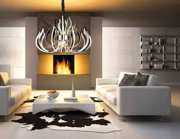 Mantra 5560 Versailles, impozantní závěsné svítidlo s různými režimy svícení LED 256W 3000K, průměr 103cm